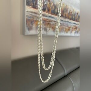 Extra Long Pearl Necklace